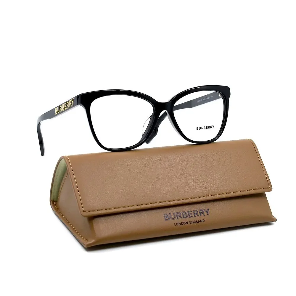 NEW BURBERRY BE2364F 3001 BLACK AUTHENTIC EYEGLASSES FRAME - Picture 7 of 13